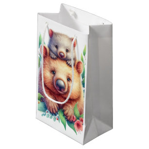 Bolsa De Regalo Pequeña Animales de vida silvestre Wombat