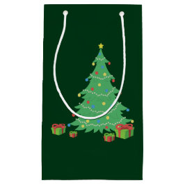 Bolsa De Regalo Pequeña Árbol de Navidad
