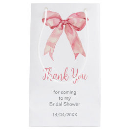 Bolsa De Regalo Pequeña Arco de novia coqueta rosa en la despedida de solt