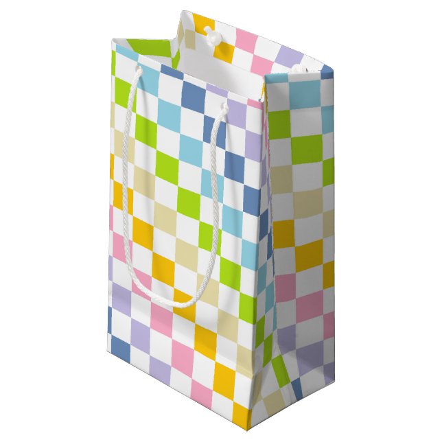 Bolsa De Regalo Pequeña Arcoiris pastel bajo control (Angulo Anverso)