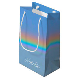 Bolsa De Regalo Pequeña Arcoiris real natural personalizado