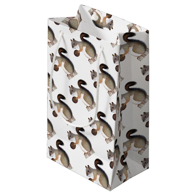 Bolsa De Regalo Pequeña Ardilla (Angulo Anverso)