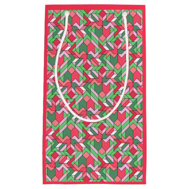 Bolsa De Regalo Pequeña Armonía Geométrica #1 (Anverso)