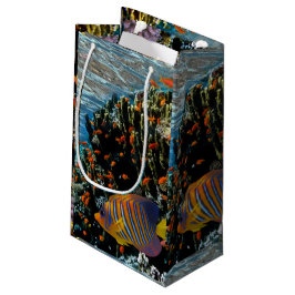 Bolsa De Regalo Pequeña Arrecife de coral con coral de fuego y peces exóti