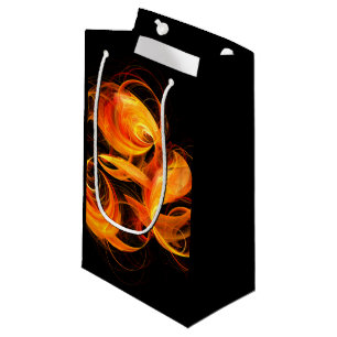 Bolsa De Regalo Pequeña Arte abstracto de bola de fuego