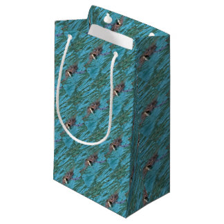 Bolsa De Regalo Pequeña Arte de vida silvestre de la tortuga marina Logger