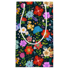 Bolsa De Regalo Pequeña Arte folclórico floral mexicano