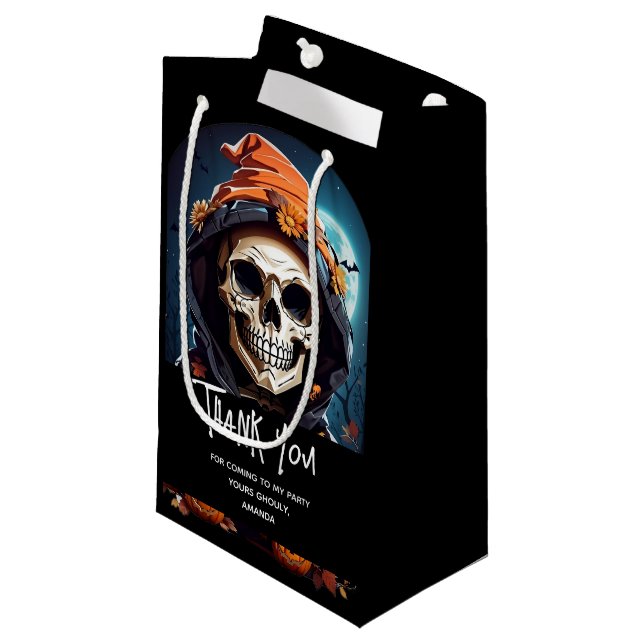Bolsa De Regalo Pequeña Asombroso Fiesta de Skeleton (Angulo Anverso)