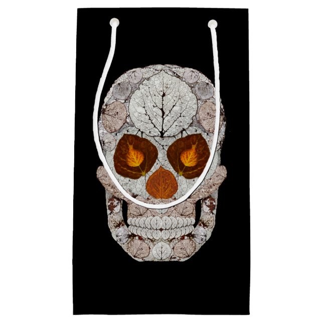 Bolsa De Regalo Pequeña Aspen Leaf Skull 11 (Anverso)