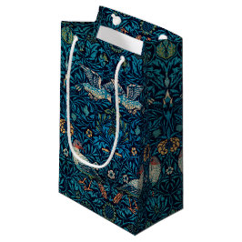 Bolsa De Regalo Pequeña Ave de época William Morris arte de aves florales
