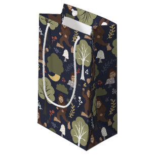 Bolsa De Regalo Pequeña Aventura de medianoche del bosque de Bigfoot