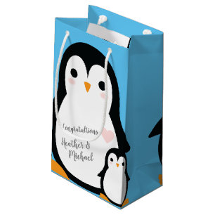 Bolsa De Regalo Pequeña Azul francés Bulldog Baby Shower francés