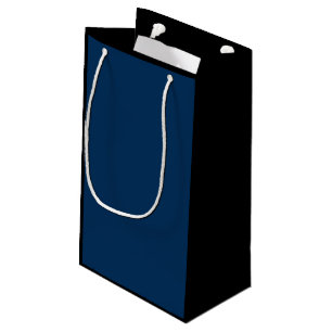 Bolsa De Regalo Pequeña Azul Marino Sólido Moderno Preppy Club de Fanático