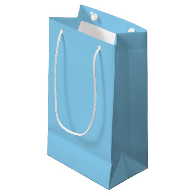 Bolsa de regalo pequeña azul para bebé (Angulo Anverso)