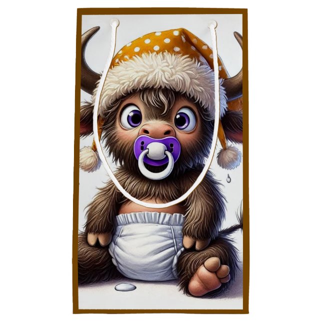 Bolsa De Regalo Pequeña Baby Highland, Recién nacido (Anverso)