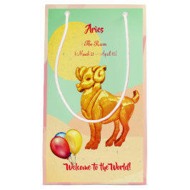 Bolsa De Regalo Pequeña Baby Ram Aries Zodiac (21 de marzo a 19 de abril)
