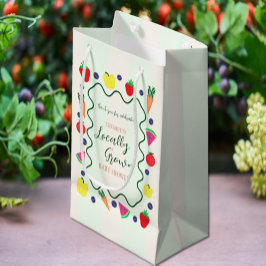 Bolsa De Regalo Pequeña Baby Shower en el mercado de agricultores locales