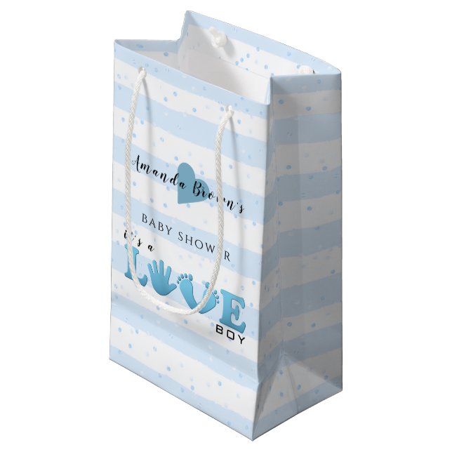 Bolsa De Regalo Pequeña Baby Shower Love Baby (Angulo Anverso)