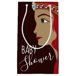 Bolsa De Regalo Pequeña Baby Shower Rojo Princesa