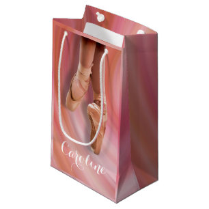 Bolsa De Regalo Pequeña Bailarina de ballet con zapatos de dedo