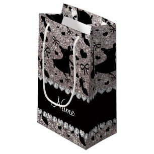 Bolsa De Regalo Pequeña Baile de salón de baile de plata conocido de