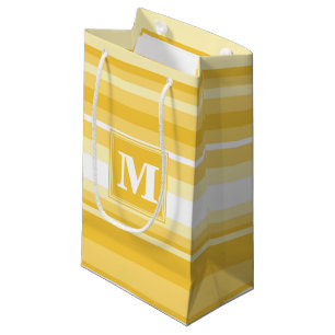 Bolsa De Regalo Pequeña Bandas amarillas monográficas