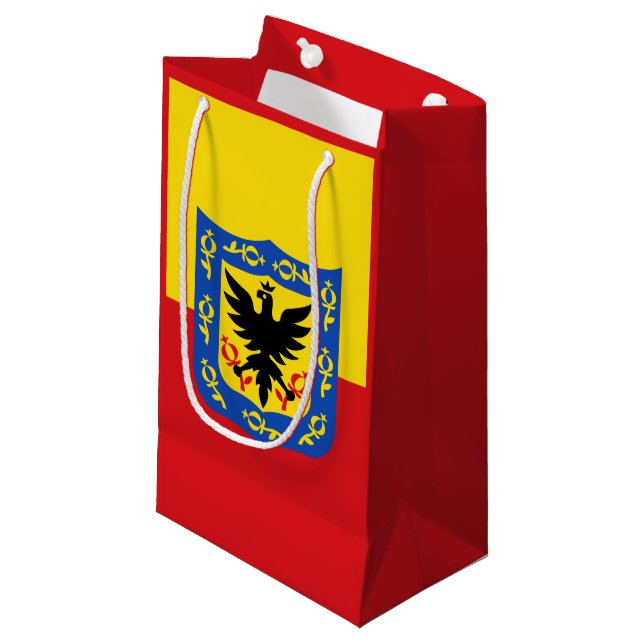Bolsa De Regalo Pequeña Bandera de Bogotá, Colombia pequeña bolsa de regal (Angulo Anverso)