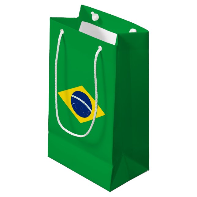 Bolsa De Regalo Pequeña Bandera de Brasil (Angulo Anverso)