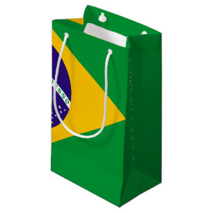 Bolsa De Regalo Pequeña Bandera de Brasil