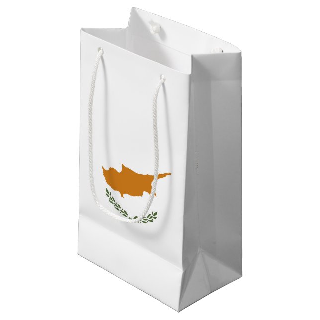 Bolsa De Regalo Pequeña Bandera de Chipre (Angulo Anverso)