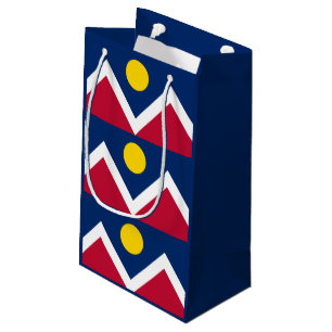Bolsa De Regalo Pequeña Bandera de Denver, Colorado