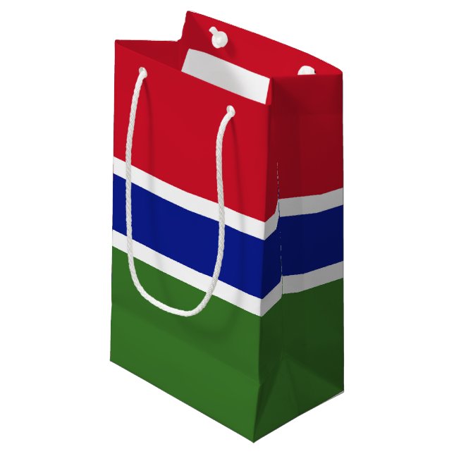 Bolsa De Regalo Pequeña Bandera de Gambia (Angulo Anverso)