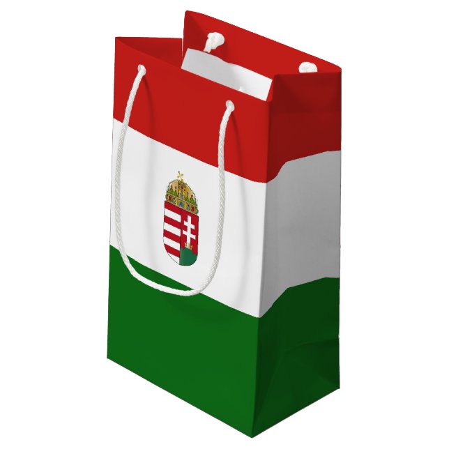 Bolsa De Regalo Pequeña Bandera de Hungría (Angulo reverso)