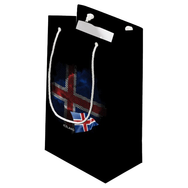 Bolsa De Regalo Pequeña bandera de Islandia (Angulo reverso)