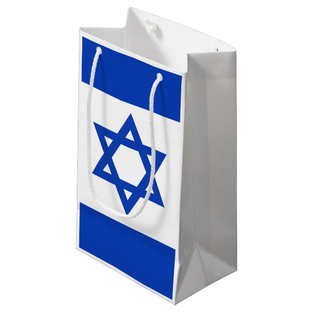 Bolsa De Regalo Pequeña Bandera de Israel (Angulo Anverso)