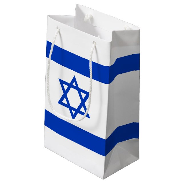 Bolsa De Regalo Pequeña Bandera de Israel (Angulo reverso)