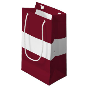 Bolsa De Regalo Pequeña Bandera de Letonia
