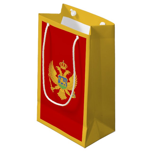 Bolsa De Regalo Pequeña Bandera de Montenegro (Angulo Anverso)