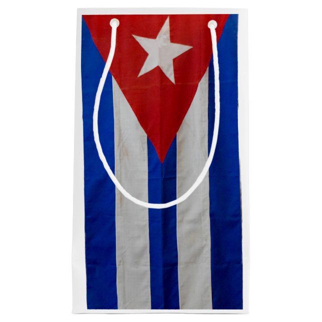 Bolsa De Regalo Pequeña Bandera de país de Cuba (Anverso)