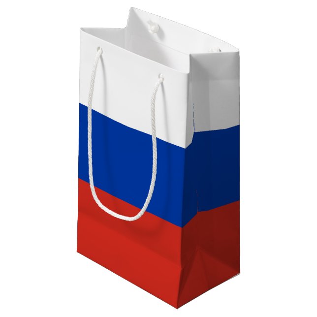 Bolsa De Regalo Pequeña Bandera de Rusia (Angulo Anverso)