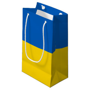 Bolsa De Regalo Pequeña Bandera de Ucrania