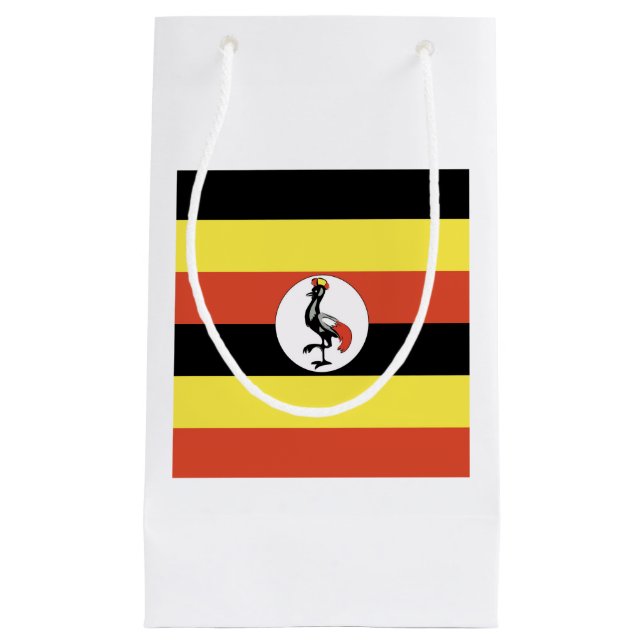 Bolsa De Regalo Pequeña Bandera de Uganda (Anverso)