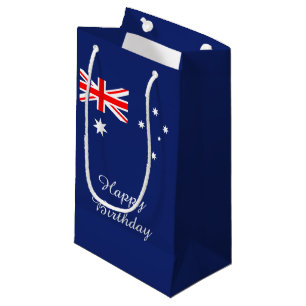 Bolsa De Regalo Pequeña Bandera del cumpleaños de Australia