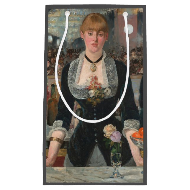 Bolsa De Regalo Pequeña Bar en el Folies-Bergère Edouard Manet (Anverso)