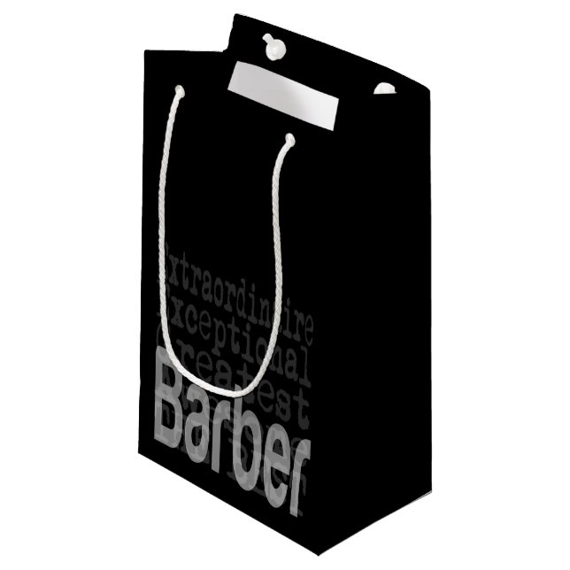 Bolsa De Regalo Pequeña Barber Extraordinaire (Angulo Anverso)