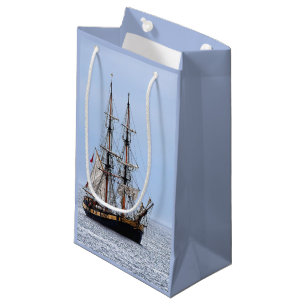 Bolsa De Regalo Pequeña Barco de Pesca Náutico Cielos Azules