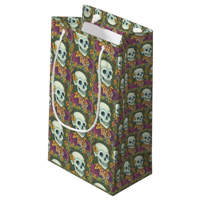 BOLSA DE REGALO PEQUEÑA BARRA DE REGALO DE HALLOWEEN GENTLEMAN GÓTICO SKEL (Angulo reverso)