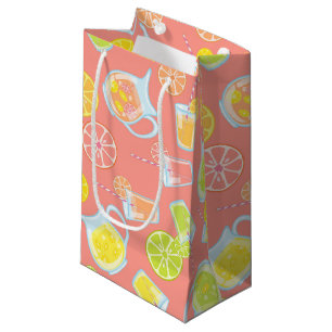 BOLSA DE REGALO PEQUEÑA BARRAS DE FRUTA Y PITCHERS DE JUGO