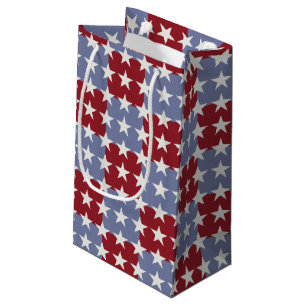 Bolsa De Regalo Pequeña Barras y estrellas