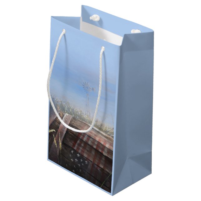 Bolsa De Regalo Pequeña Barril viejo (Angulo reverso)